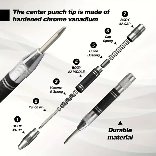 Automatic centre punch - 1-2x,