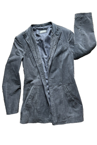 Y2k vintage grey suede - vintage,