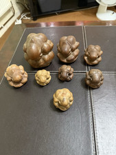 Hand Carved Wooden Crying