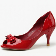 Ladies Womens Low Kitten Heel