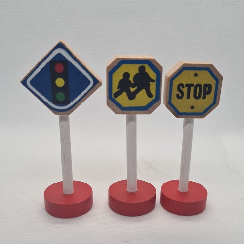 Wooden train track road - road, signs