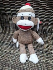 Socks the sock monkey - sock, soft