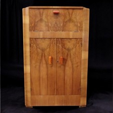 ART DECO 1930s Walnut Veneer