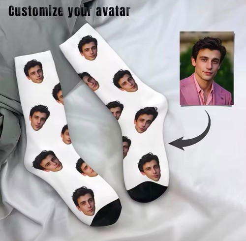 Personalised photo socks - photo,