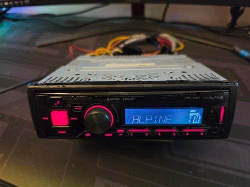 Alpine ute 72bt car stereo - alpine,