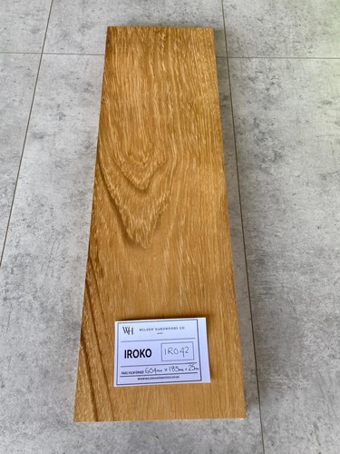 604x185x25mm iroko par solid - 604x185x25mm,
