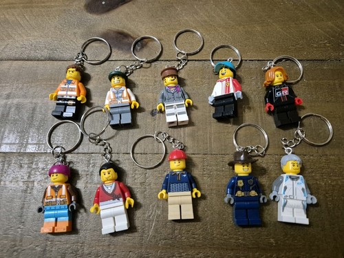 Lego minifigure keyring - lego,