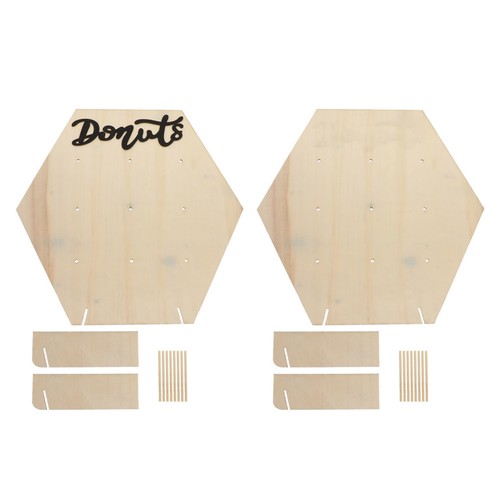 Sets wooden donut display - 2,