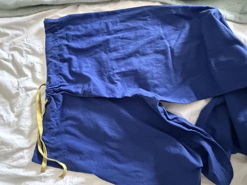 Blue scrub trousers - blue,