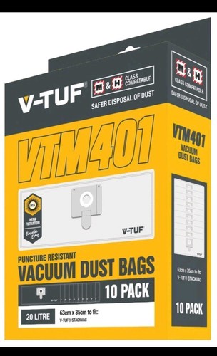 Tuf dust bags for - for, stackvac