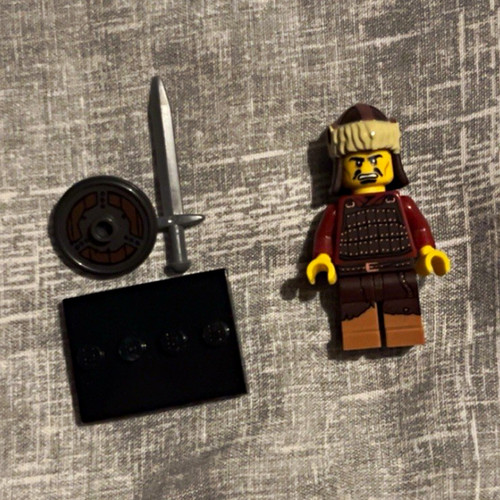 Lego warrior minifigure - minifigure, w/