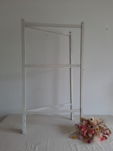 Vintage wooden clothes horse