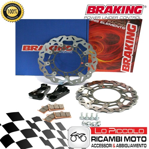 Pair brake discs upgraded kit - brake,