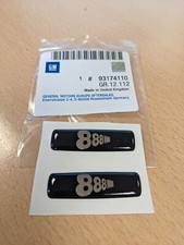 Vauxhall 888 Front Door Moulding Domed Badge Logo Emblem Nameplate 