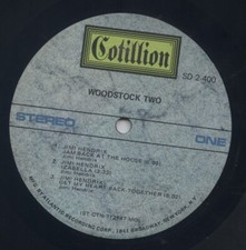 VARIOUS - WOODSTOCK TWO.  1971