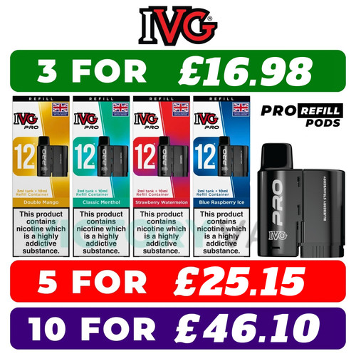 Ivg pro refill pods - pro, |