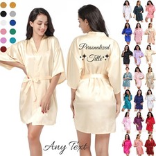 UK Personalized Robe Wedding