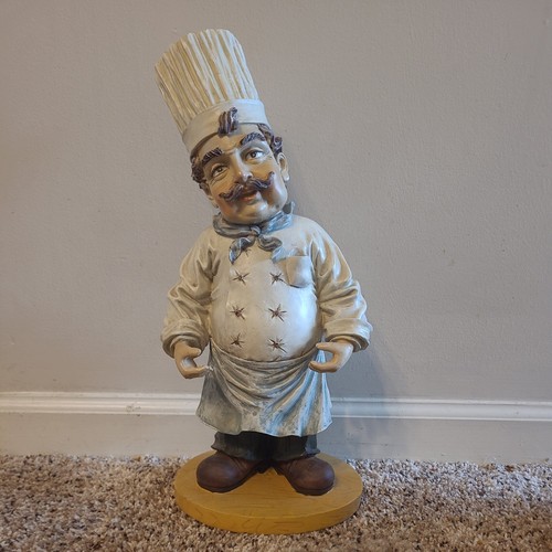 Vintage bistro chef statue - bistro,