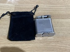 Polo Vintage Lift Arm Petrol Lighter With Pouch And Polished