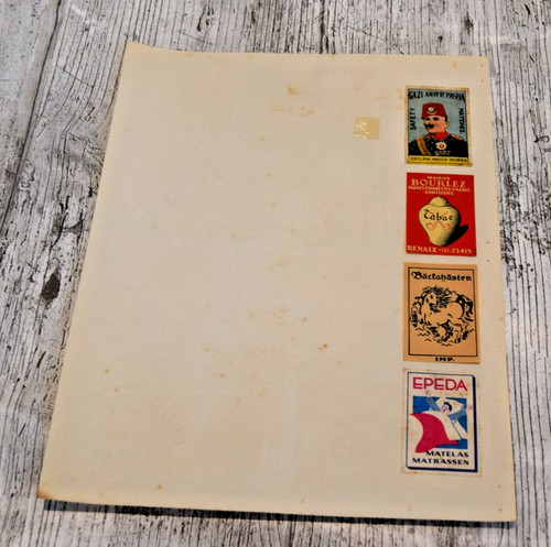 Superb vintage matchbox labels - vintage,