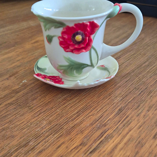 Franz porcelain tea cup - tea,