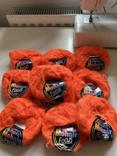Patons Orange Mohair Focus