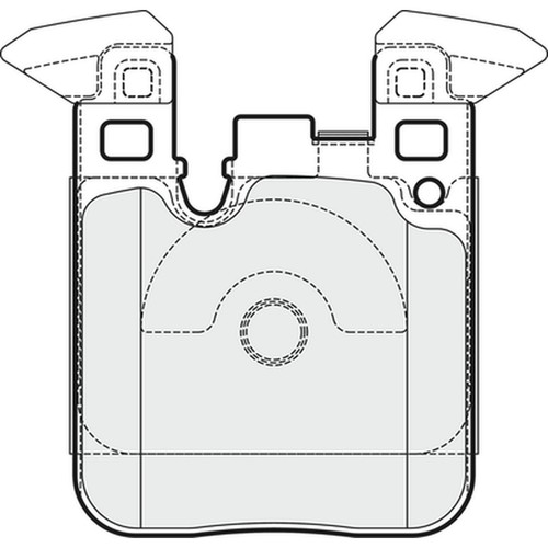 Brake pads set - set, bmw