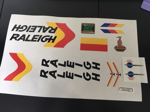Raleigh panasonic cadet decals - cadet,