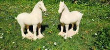 Pair of Large Ceramic Cream