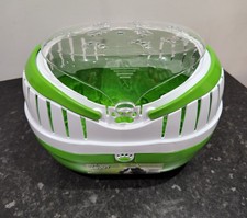 Small Animal Carrier Happy Pet Plastic Pet Travel Cage - Hamster Gerbil Vet Trip