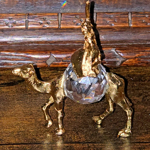 Egyptian camel ornament clear - egyptian,