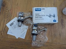 Plumb Sure Topaz Chrome Bath Taps