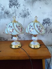 Pair of Floral Tiffany style