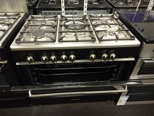Kenwood Dual Fuel Freestanding Cooker Gas Top Electric Oven Stainless Steel .