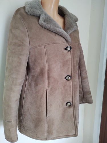 Vintage light brown sheepskin - vintage,