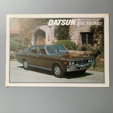 Datsun 260C MK II Saloon & Estate 1977 UK Sales Brochure VGC