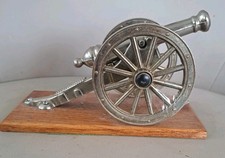 Vintage GR Silver Plated?? Cannon (Field Artillery) Model