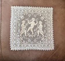 Antique French Figural Filet