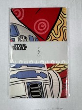 Star Wars Japanese Exclusive Tenugui Banner Cotton Towel R2 D2 & Amidala