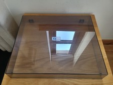 Tinted Turntable Dust Cover / Lid - Universal Fit for Full Size Turntables - NEW