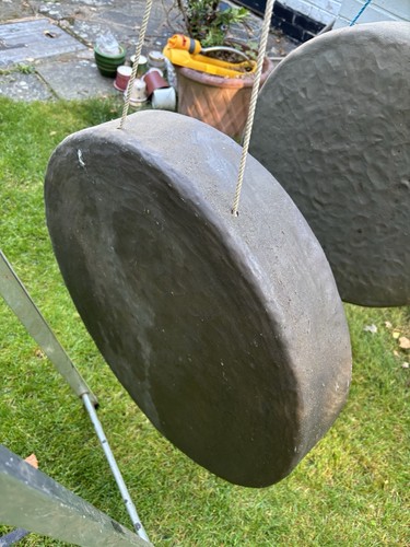 Five vintage chinese gongs - five,