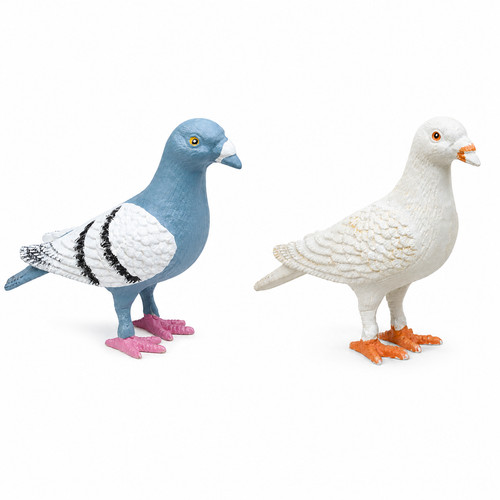 Cast iron pigeon dove garden - cast,