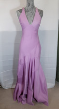 Halston Heritage Tulip Evening Gown Dress Silk Blend Size 4 Sleeveless