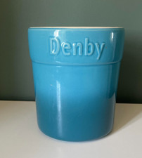 DENBY BLUE UTENSIL STORAGE JAR