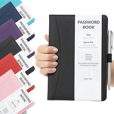 Password Username Book A-Z Index Tabs Hard Back Contact Book With Pen
