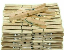 Wooden Clothes Pegs Washing
