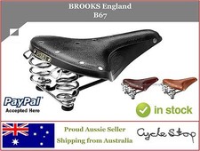 Leather bike saddles sprung - leather,