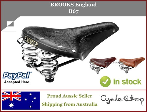 Leather bike saddles sprung - bike,