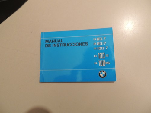 Manual intrucciones bmw r - intrucciones,