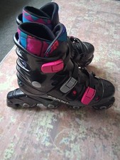 Risport Rollerblades Skates Inline Skates Size Uk 6 Rubber Wheels Rare Vintage